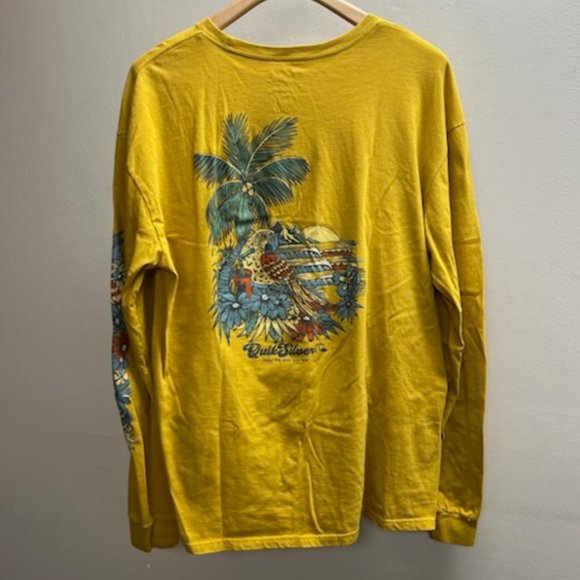 Men's Quicksilver long sleeve t-shirt XL - Picture 1 of 7